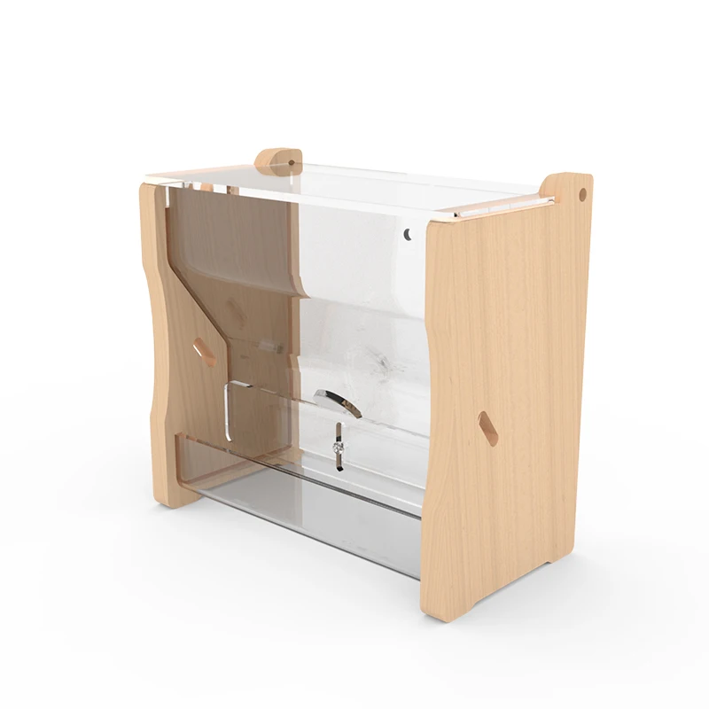 2022 New Rutin chicken food feeder   Automatic Parrot Bird Pet Bowls Acrylic Parrot food feeder OEM