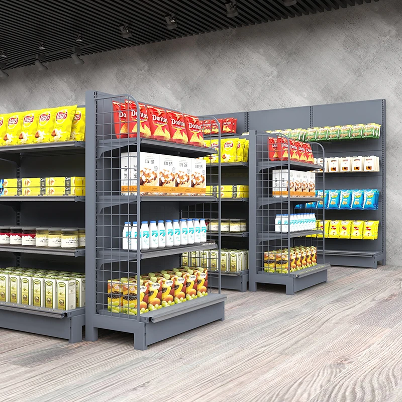 Customized supermarket shelves store goods shelf  shopping mall gondola shelf retail store gondola display rack