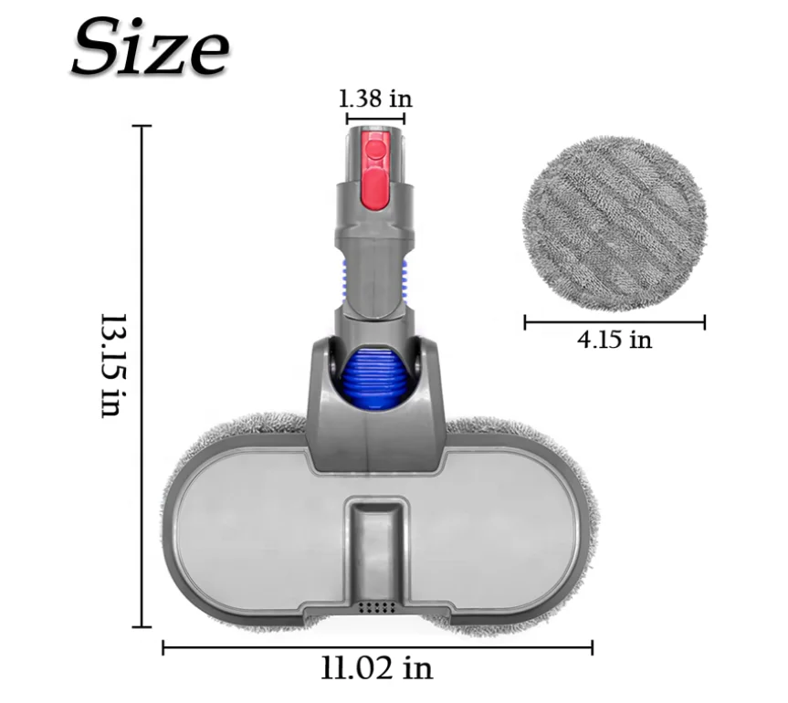 For Dysons V7 V8 V10 V11 Mop Head Brush Replacement Parts Cleaning Cloth Electric Mopping Pads Vacuum Cleaner Parts Accessories