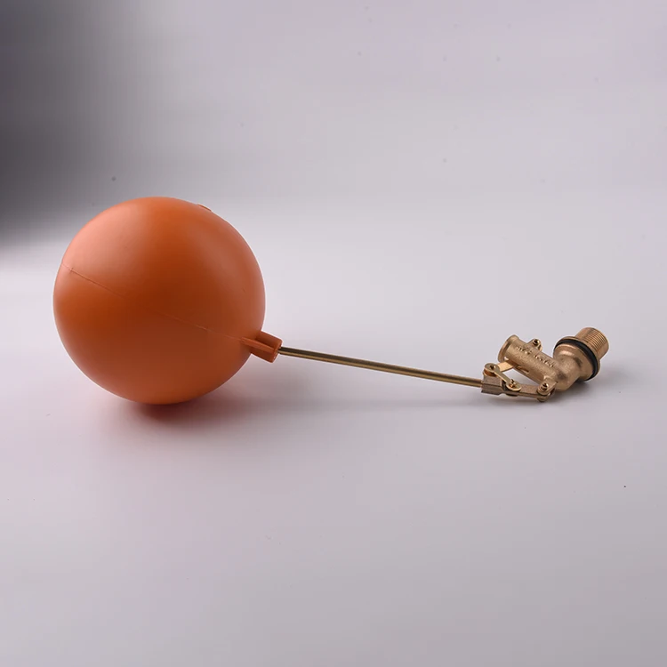 New design high quality water storage tank brass float ball valve