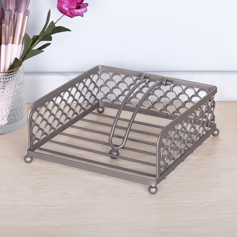 Farmhouse Steel Flat Napkin Holders for Tables Dining Table Kitchen Counter Top