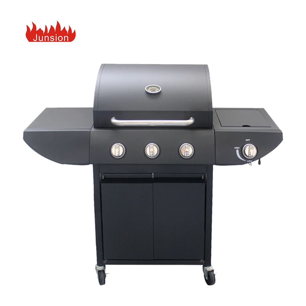 
Garden Barbeque Powder Coated Steel Gas Top Grill for Camping 