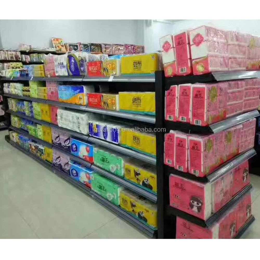 factory sale supermarket shelving double side gondola shelves store equipment