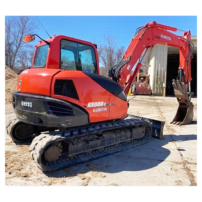 Second hand Kubota 80 90 Japanese  mini digger Japan 8 9 ton  KX080  KX151 price Crawler used Excavator For Sale