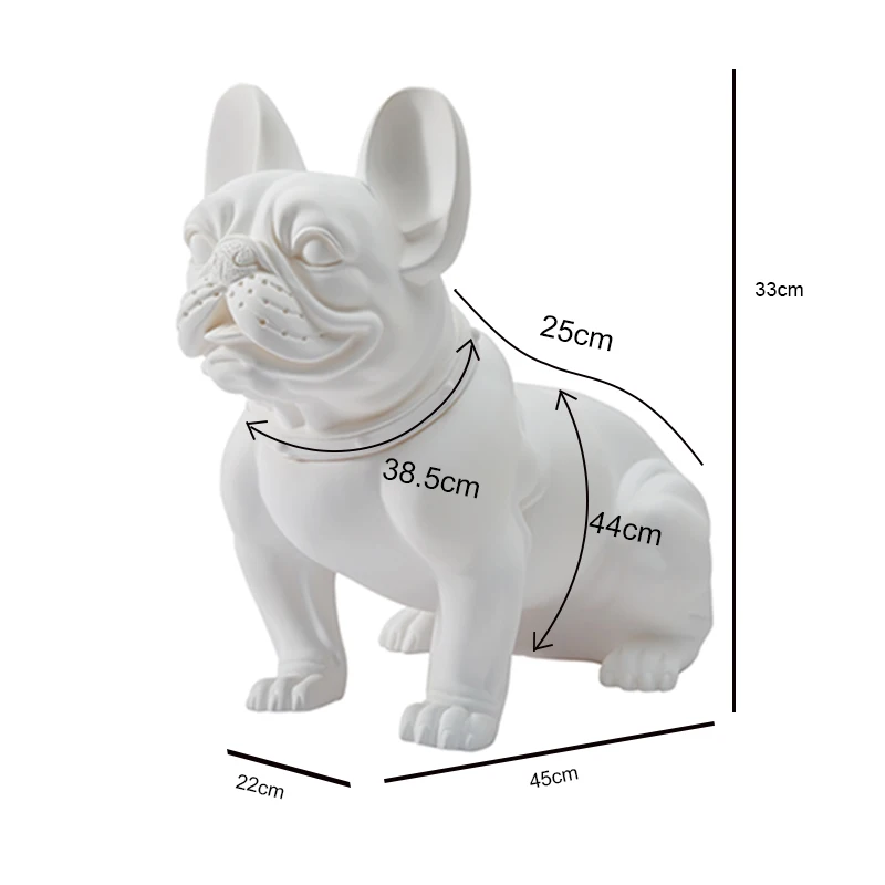 Kevin 3 pet mannequin french bull dog model for