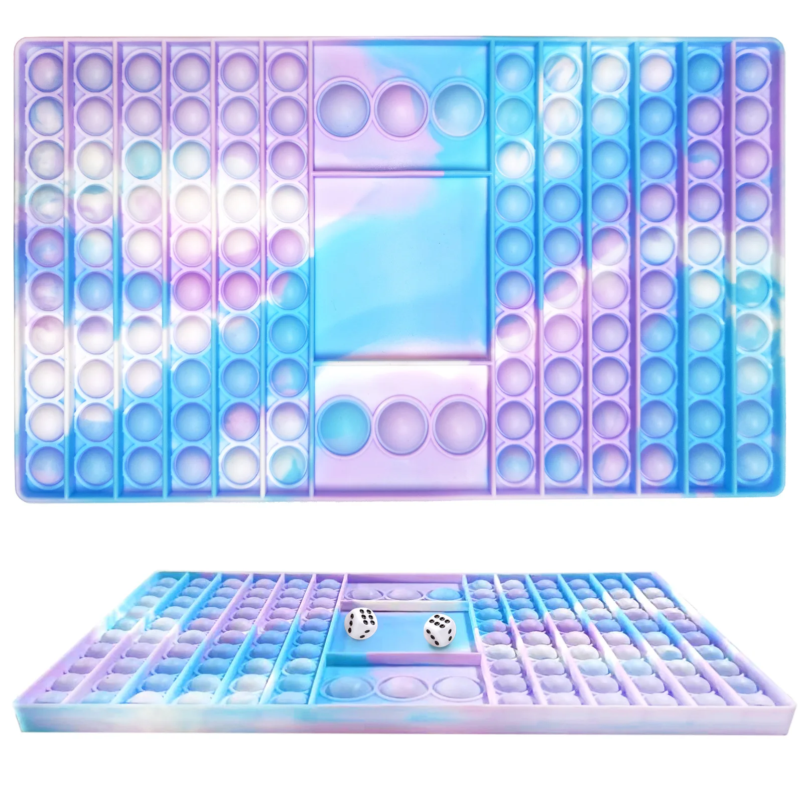 Amazon Hot New Design Silicone push bubble fidget educational sensory toys set kids Adult Stress Relief