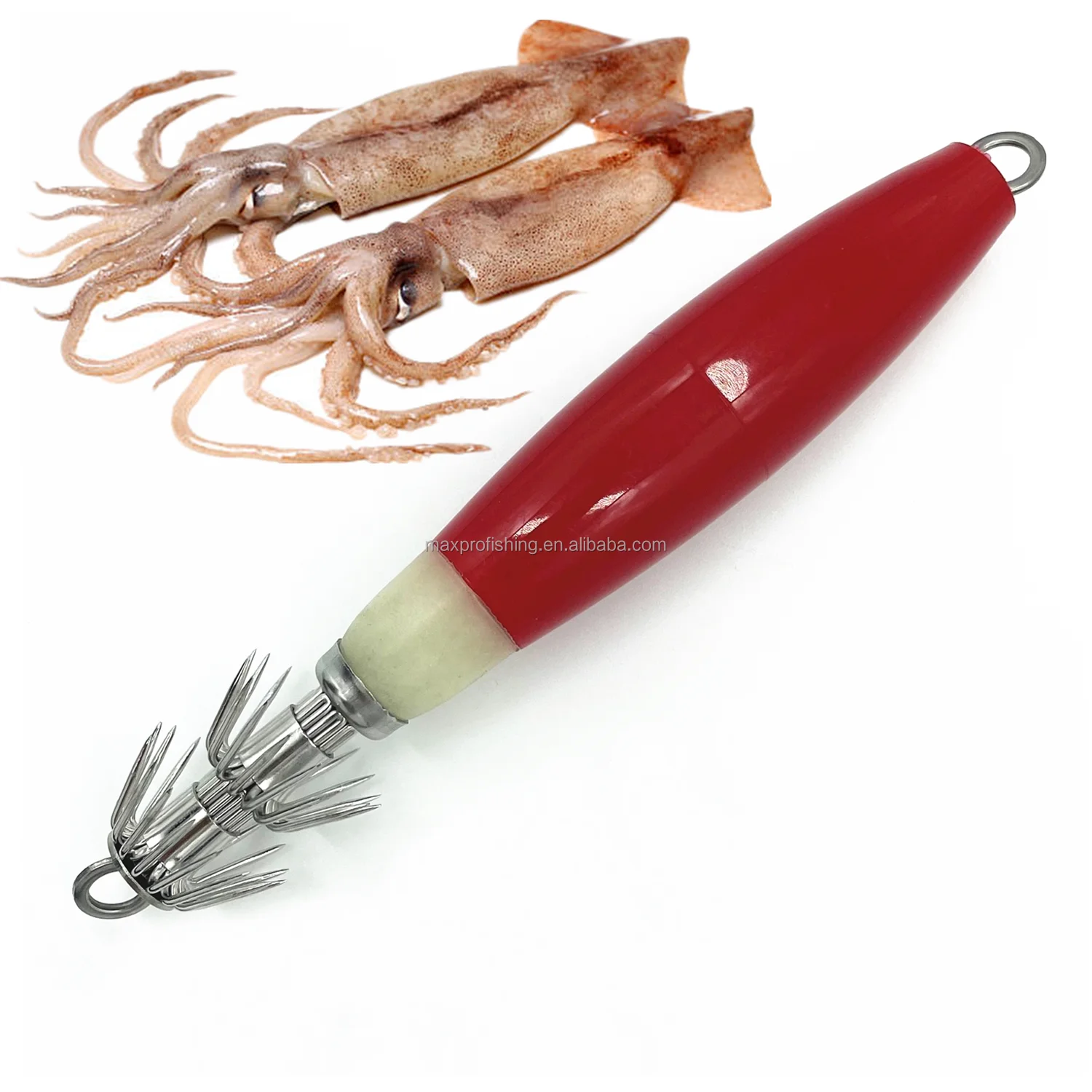 Wholesale Double Saltwater Automatic Umbrella Luminous Commercial Fishing Squid Jig