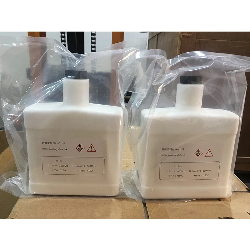 1000 мл упаковка ПЭТ пленка текстильные чернила cmyk белые dtg текстильные Переводные пигментные чернила для xp600 4720