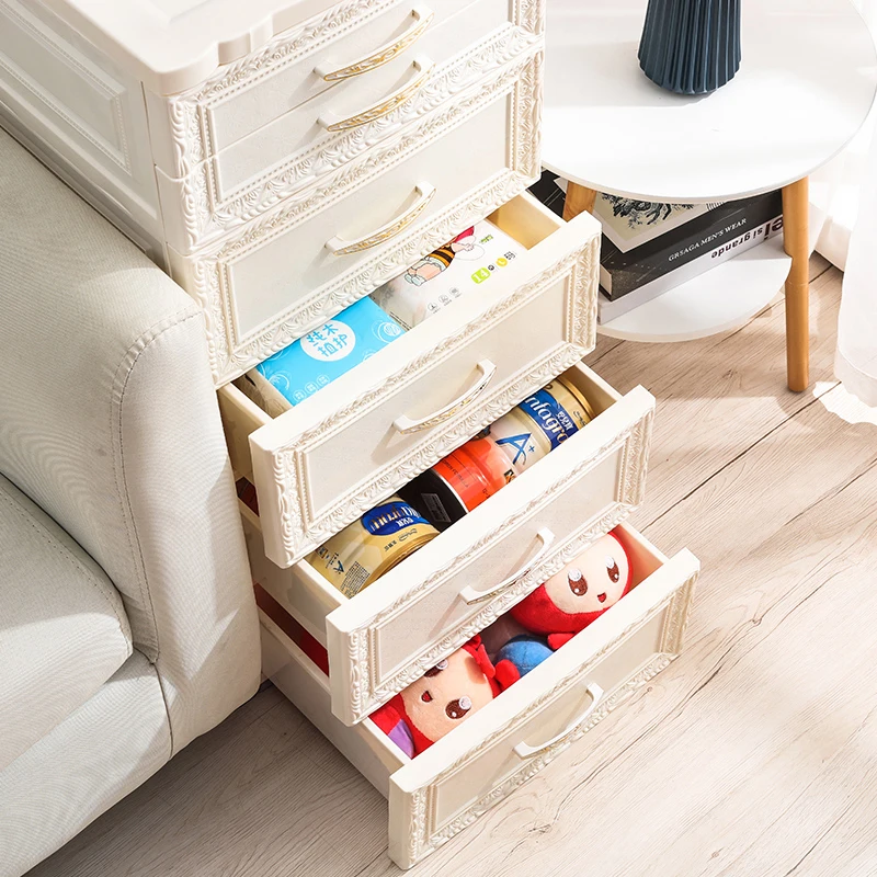 3layers Plastic narrow bedside table nightstand for sale