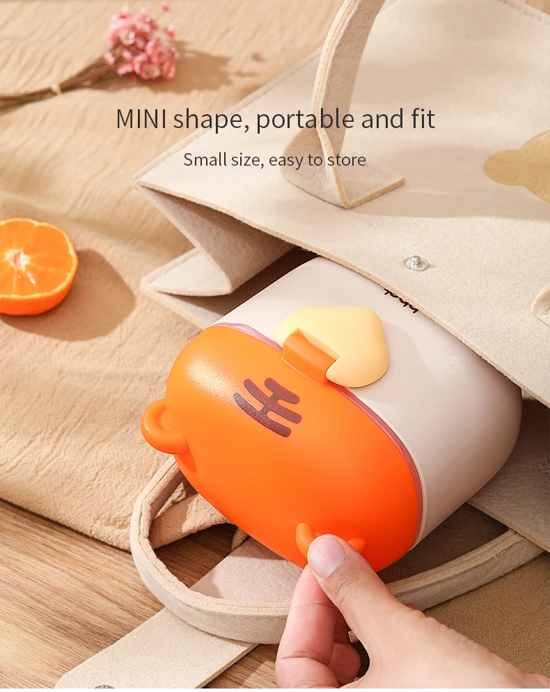 Food Grade baby milk powder/food/snack storage box Food container Reusable toddle kids snack container