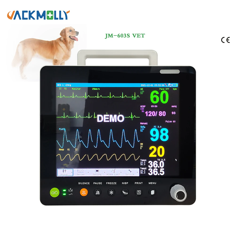 JM-603S portable hospital 12 inch monitor pathology monitor for vet use