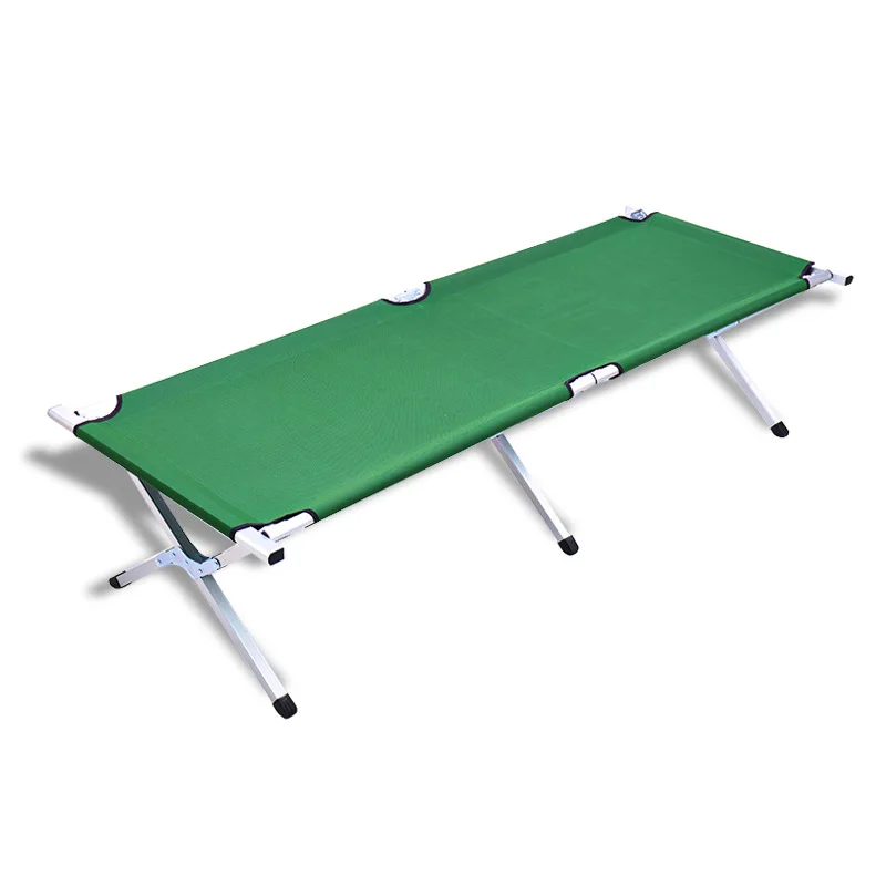 Aluminum Frame Portable Folding Sleep Cot Outdoor Light Weight Foldable Camping Bed Portable Survival Bed