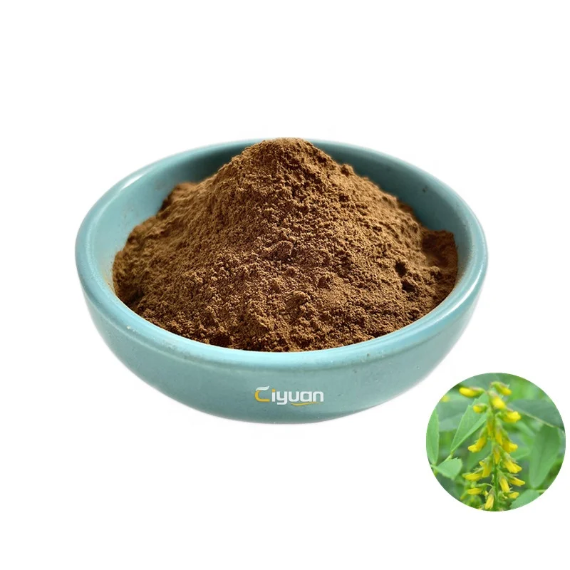 Factory Supply Sweet Clover (Melilotus officinalis ) Extract Powder 4:1, 10:1, 20:1 Coumarin powder 5% 10%