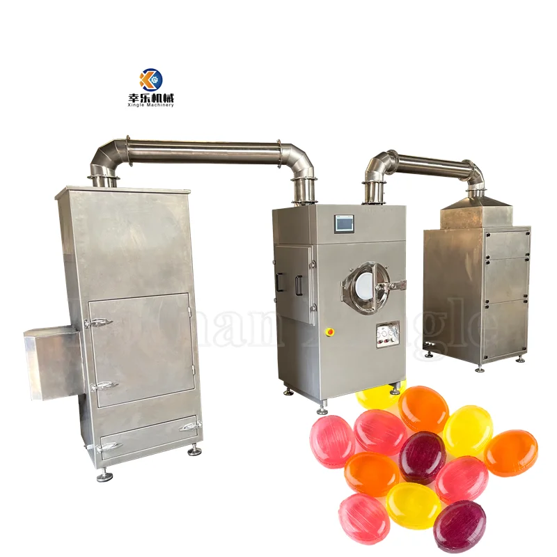 Chewing Gum Candied Caramelized Small Nuts Peanuts Chocolate Panning Pan Sugar Tablet Peanut Burger Coating Machine