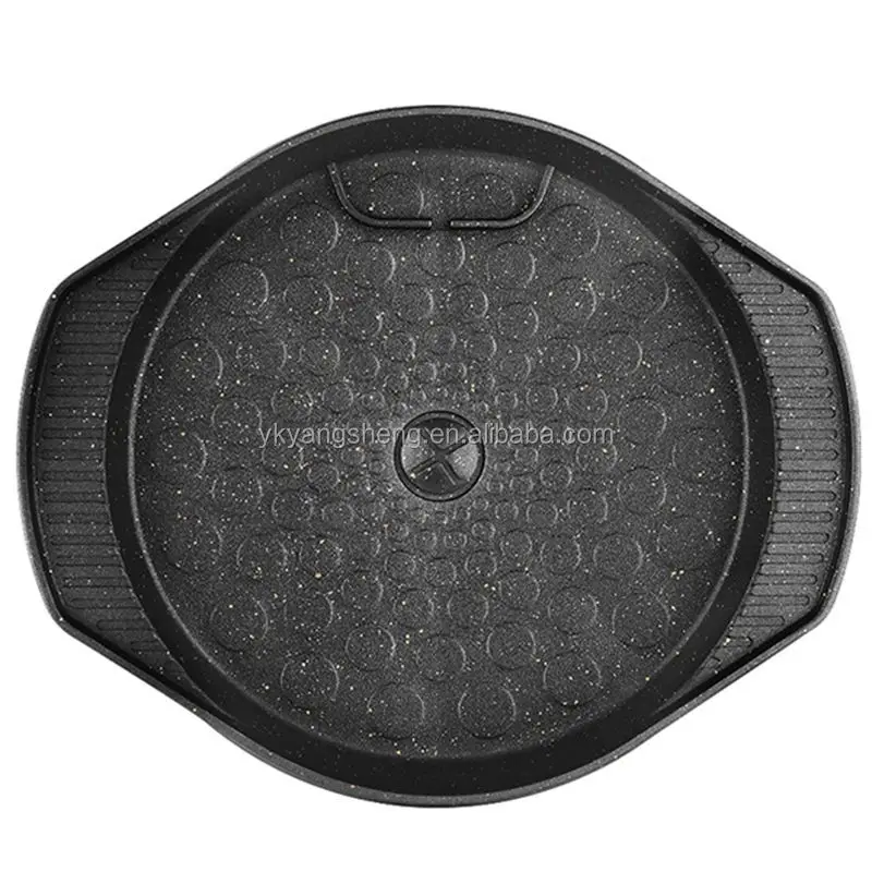 Easy To Operate Cast Iron Grill Pan Factory Manufacture Korean Barbecue Grill Pan