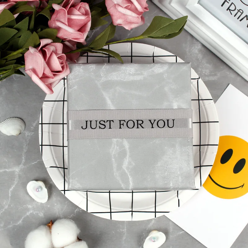 Hot Trend Marble Flower Wrapping Paper Floral Wraps Gift Packaging