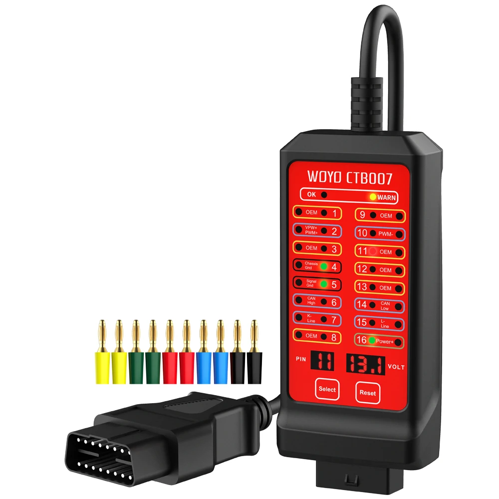 Car Diagnostic Tool Error Code Reader OBD-II OBD2 Breakout Box Vehicle Diagnostic Tool