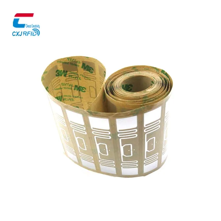 Printable Adhesive Library Label / RFID Sticker Tag / RFID Tag For Books Management UHF RFID Tag Price