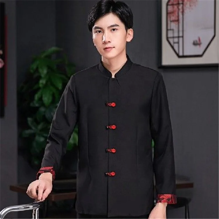 
Custom Unisex Waiter Uniform Staff Uniforms for Restaurant Hotel Bar Club Housekeeping Staff Breathable 0.3kg/piece 30 Pieces 