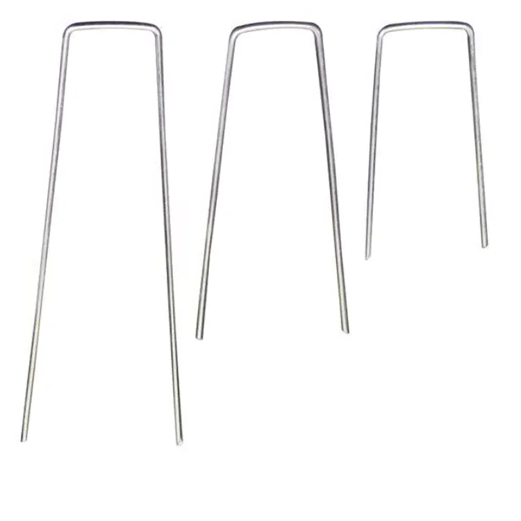 Garden Pegs Ground Stakes Spikes Gardening Supplies For Sod And Bird Netting Ground Cover U Garden Staples Landscape Staples