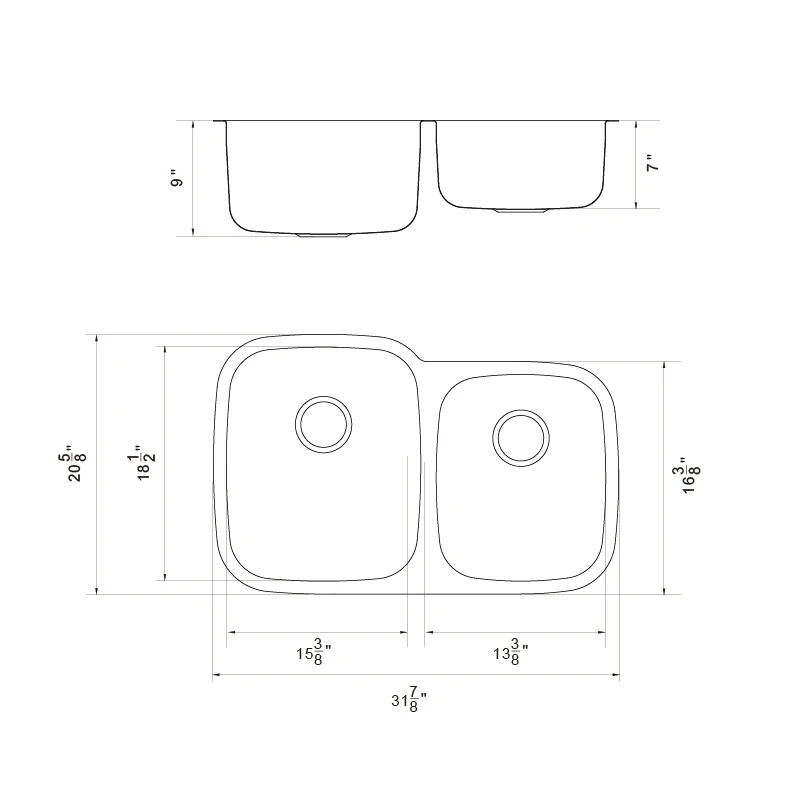 Кухонная раковина t503clшри-Ланка с двойной чашей из нержавеющей стали