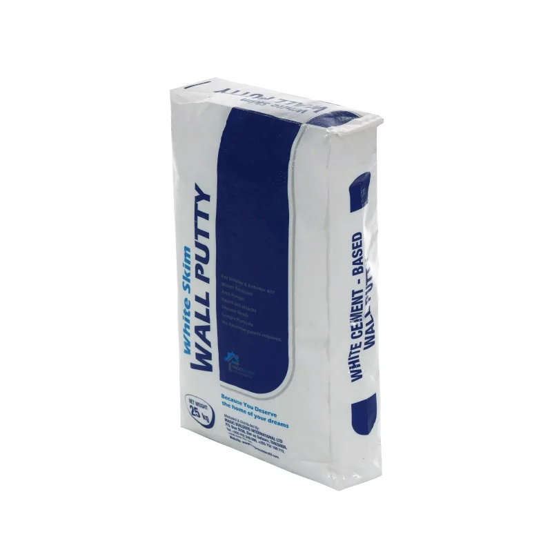 Waterproof Plastic Polypropylene Woven Valve Packaging Bag for Wall Putty 25kg 50kg