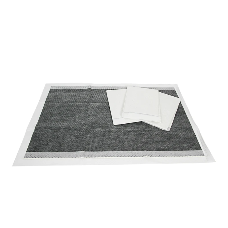 Wholesale large size super absorbent fast drying leak-proof bamboo charcoal puppy training pad
