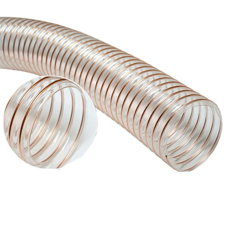 China Manufactory Cheap Price Flexible PU ventilation vacuum air duct hose