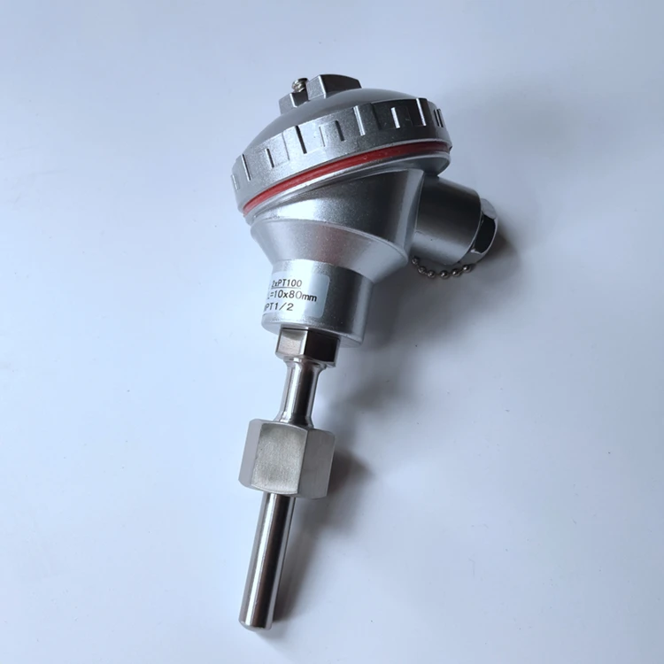 Pt100 sensor with fixed female thread