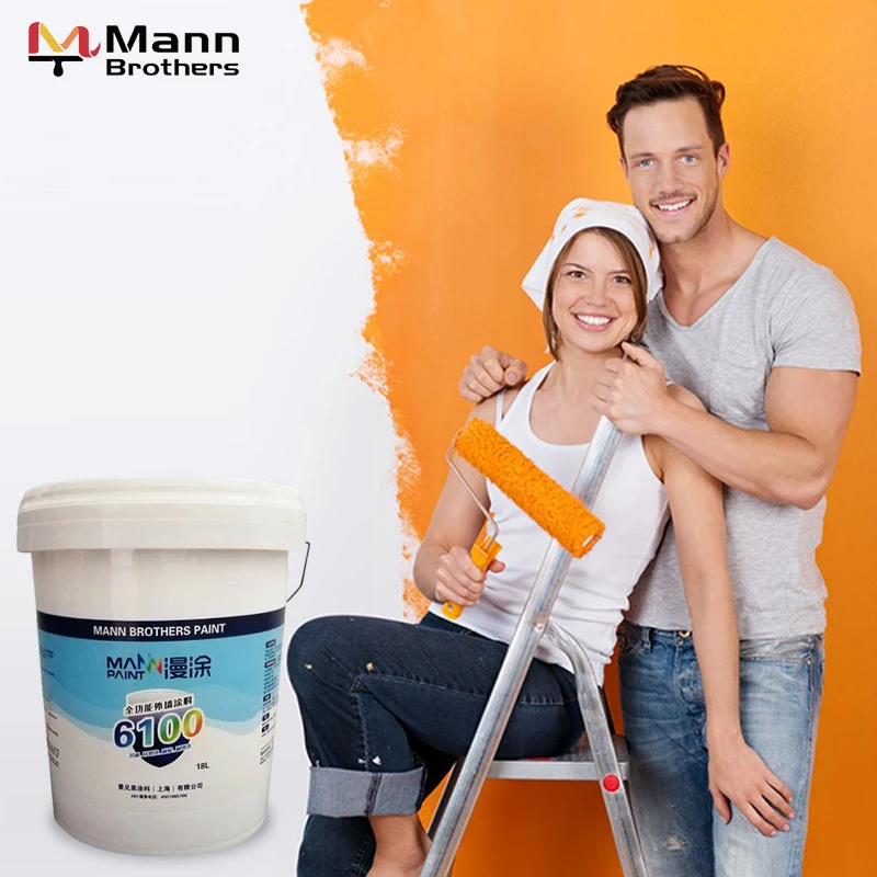House Water Based Acrylic White Emulsion Paint Building Latex Coating Exterior Wall Paint