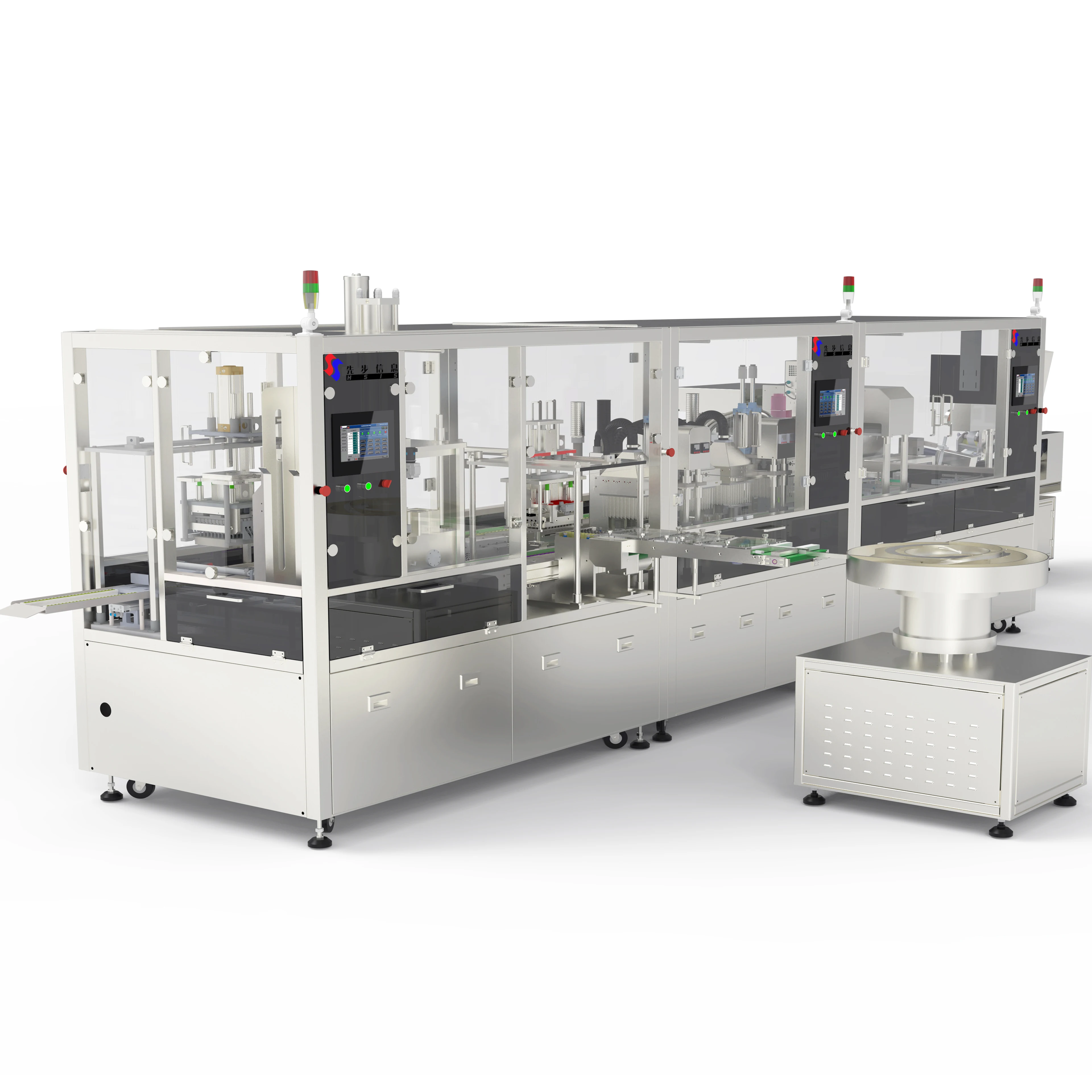 High Drying Efficiency Blood Collection Tube Production Assembly Line Manufacturing Machine