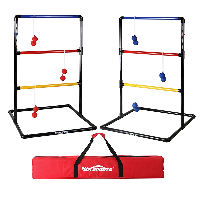 Outdoor  wholesale wooden  Ladder Golf Ball Toss Game  Family Backyard yard lawn Games for Teens Adults