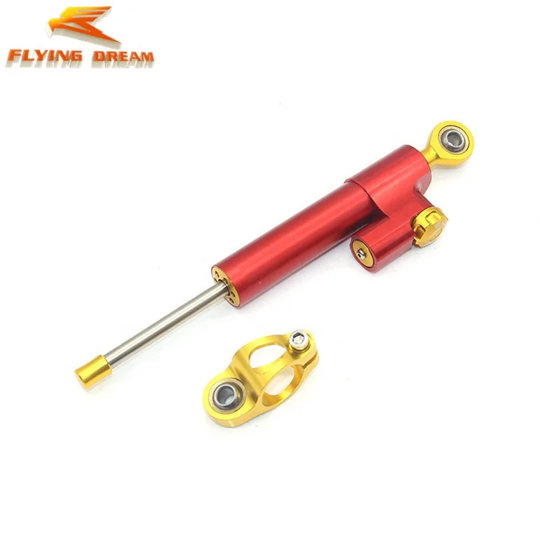 
Pitbike motorcycle modified parts Titanium ruler steering damper 