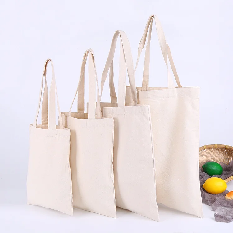 Customized Plain Shopping Bags Cloth Large Oversize Canvas Bags Big Shopper with Zipper