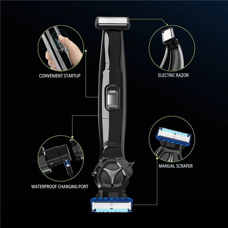  Rechargeable Electric Shaver Men Travel Face Beard Shaving Machine