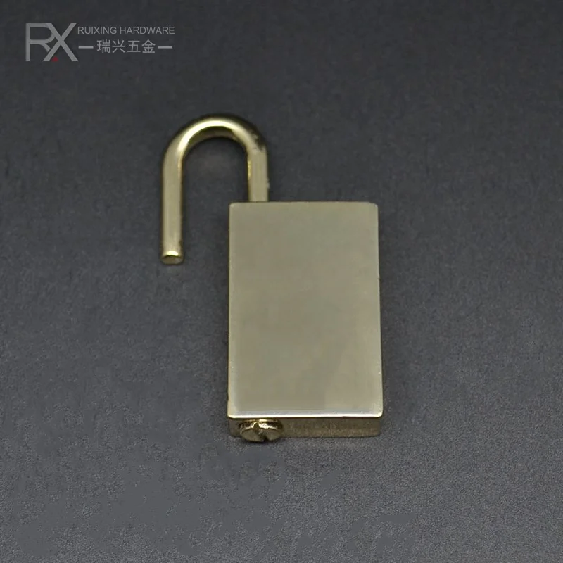 zinc alloy hanging bag lock automatic padlock lock key-less metal buckle lock for handbags luggage box without key backpack