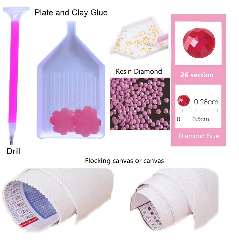 Diamond Painting Kitten Dog Short Lint Diamond Painting Gifts