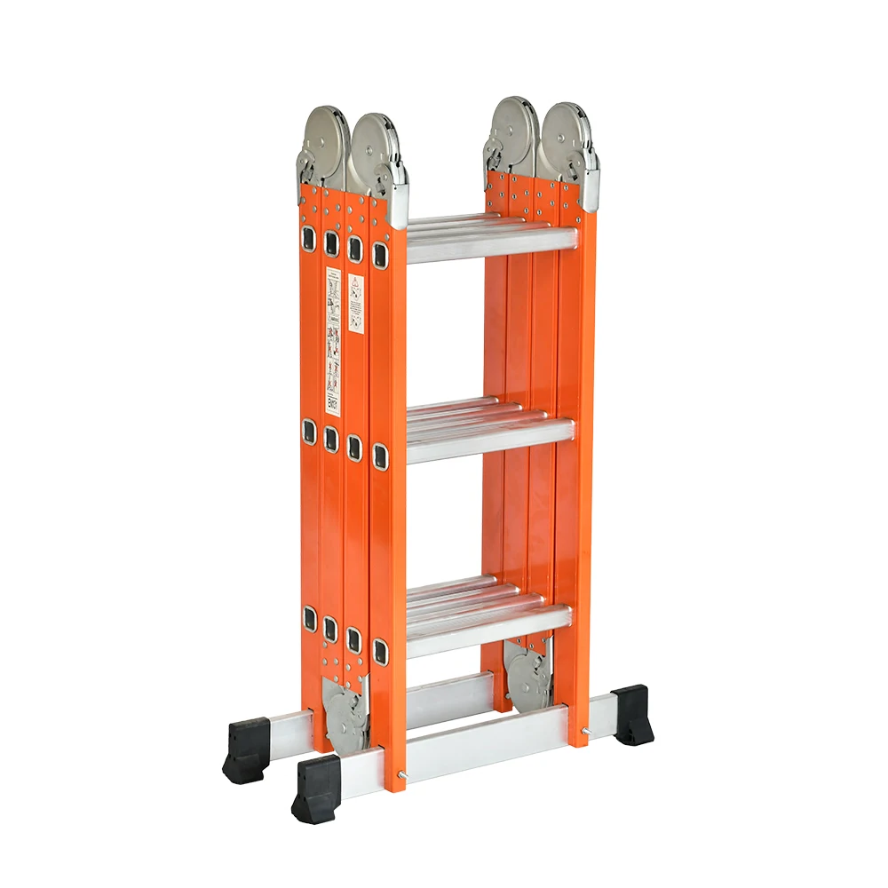 Manufacture Household Ladder Multi Purpose Ladder Fiberglass Ladder for Roof Garden Outdoor Indoor