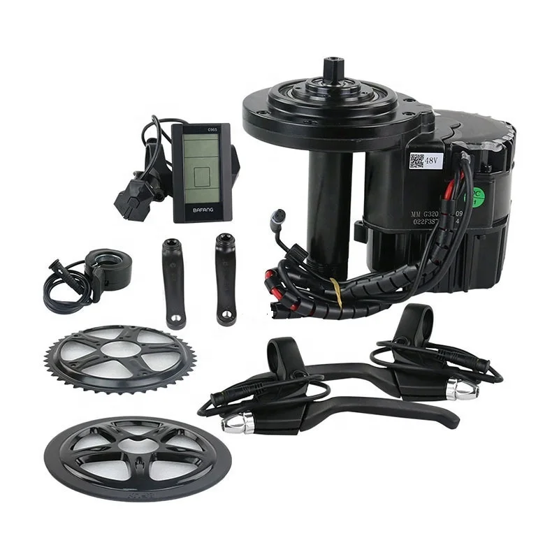 
 Оригинальный 8FUN Bafang для е-байка средне-приводной BBS02 48V электрический велосипед, моторный конверсионный набор 750w  