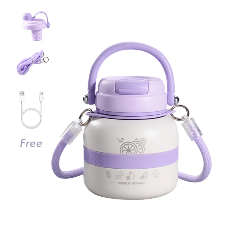 2024 New style 500ml  portable USB chargeable juicer blender mini personal blender orange juicer fruit juicer blender JC10