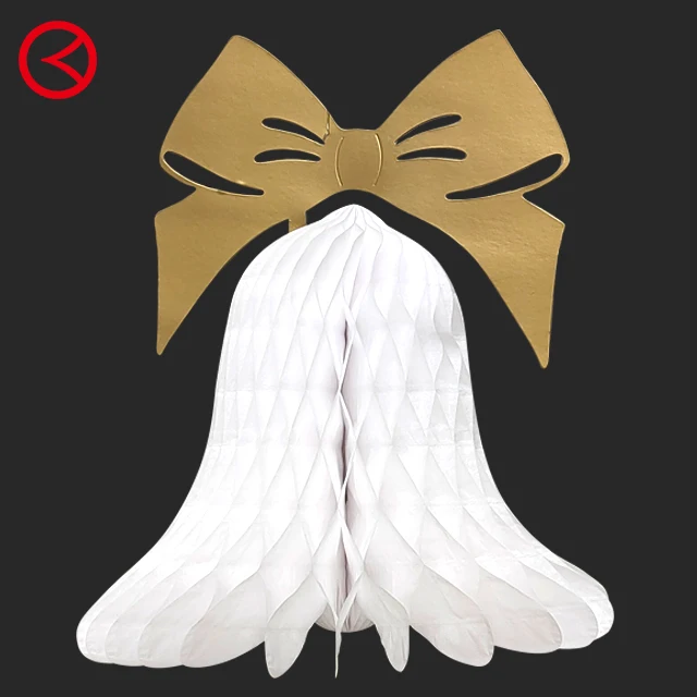 bell shape of paper decoration for wedding event