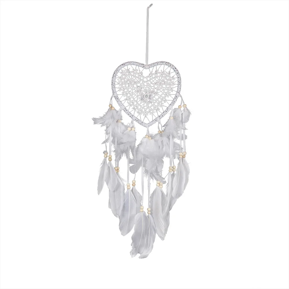 Creative Hollow Love Dream Catcher lantern Ornaments Nordic Wedding Dream Catcher Christmas Dream Catcher Ornaments