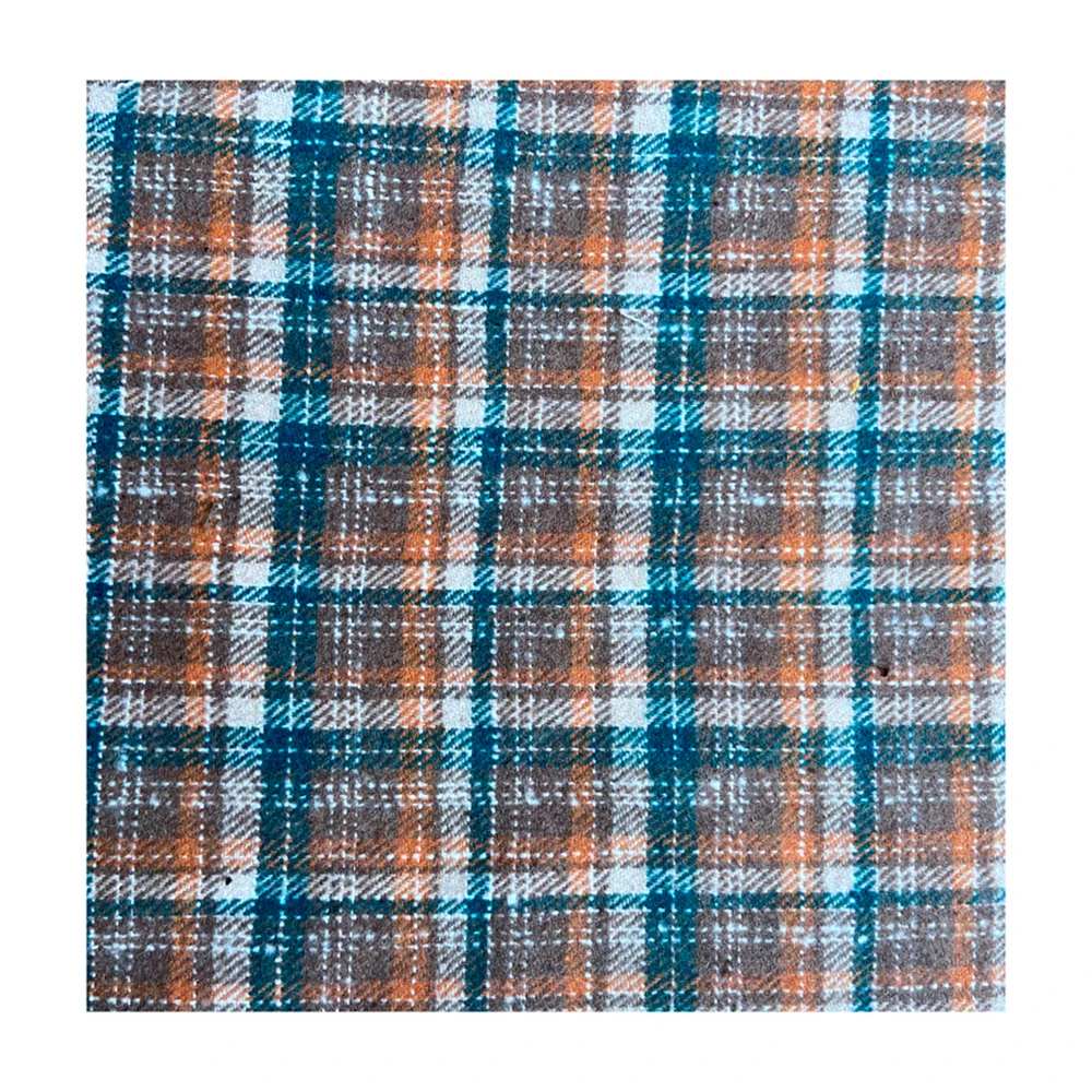 Wholesale beautiful herringbone polyester tweed fabric woolen fancy yarn knitted fabric for dress (1600412664322)