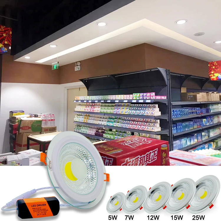 5w 7w 10w 15w 25w 2024 new products downlight slim recessed ceiling light Indoor hot sale spotlight cob led downlights