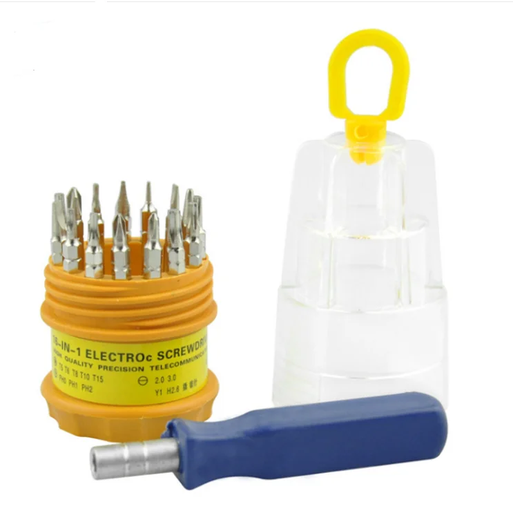 
Multi-function combination insulated screwdriver manual Replaceable bit 16 in 1 screwdriver set 