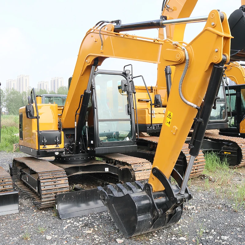 High-Performance Caterpillar Excavating Machinery SY75C Mini Excavator China