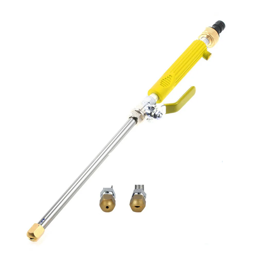 Portable High-Pressure Hydro Jet Power Washer Gun with 2 Hose Nozzles for Cleaning Garden & Cars Water Jet Washer Gun