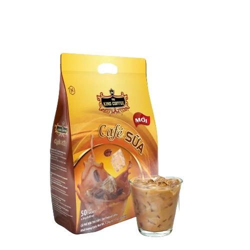KING COFFEE- FREE SAMPLE Good Tasted Iced Milk Instant Coffee from Premium Quality VietNam Coffee Brand
