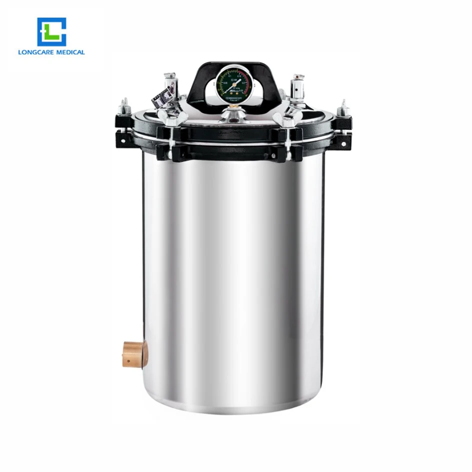 Cost effective Coal gas or electric heated  18L portable steam sterilizer / Autoclave machine for clinic use