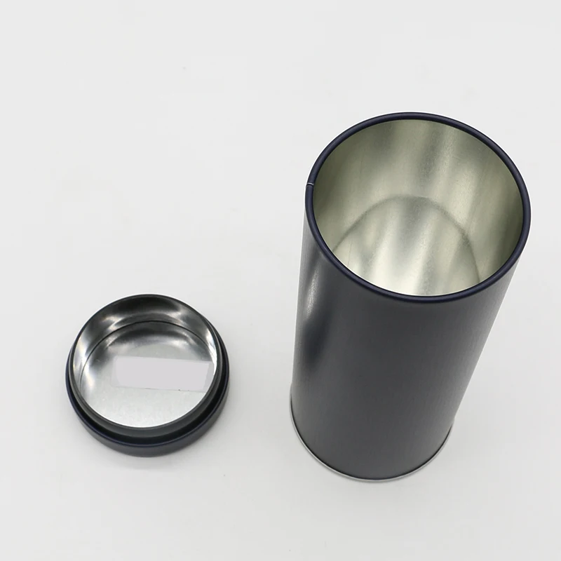 Advanced Tinplate Child Food Safety Round China Tea Tins Cans Custom Printed Luxury Small Coffee Metal Can Canister Tin Box